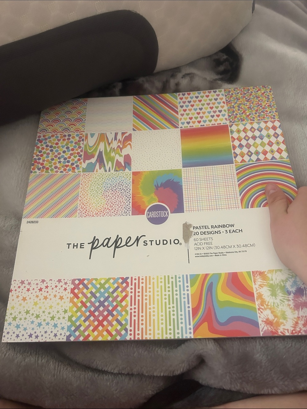 Pastel Rainbow Cardstock Pack - Multicolor